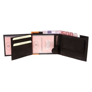 Tillberg real leather wallet unisex 9.5 x11.5 x 2 cm