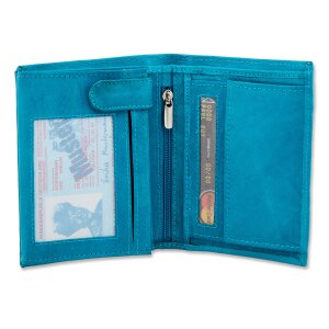 Wallet, genuine leather, portrait format, compact, high quality, robust MK042