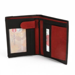 Leather wallet unisex two-tone 10LX12HX2W # RM00193