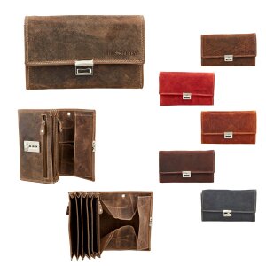 Waiters wallet with 5 compartments for banknotes