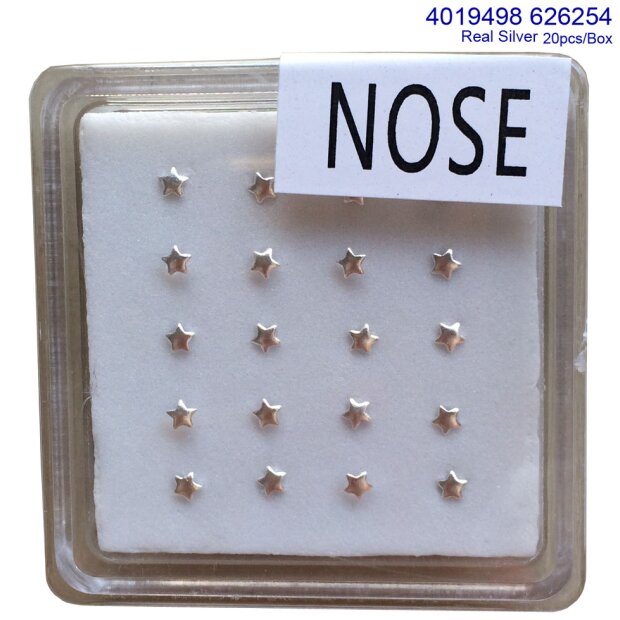 Piercing Set with star motive 20 pieces